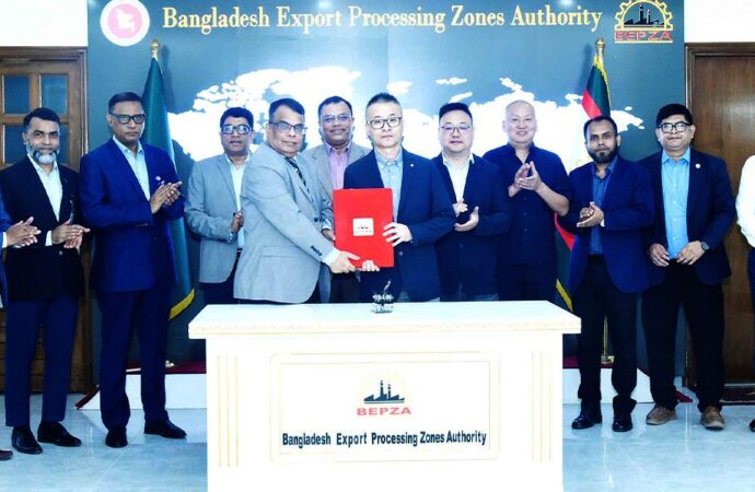 চীনা প্রতিষ্ঠান ডুনিয়ন তাইয়ং শেং সুজের প্রথম বড় বিনিয়োগ বেপজায়