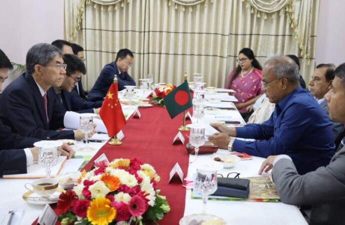 বাংলাদেশ-চীন কৃষি পণ্য বাণিজ্যিকীকরণ বিষয়ক দ্বিপাক্ষিক বৈঠক অনুষ্ঠিত