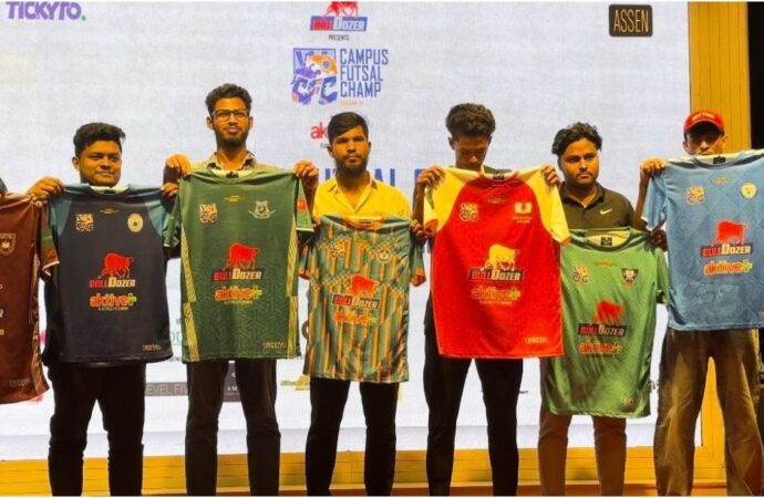 বুলডোজার প্রেজেন্টস সিএফসি ক্যাম্পাস ফুটসাল চ্যাম্পের উদ্বোধন অনুষ্ঠান
