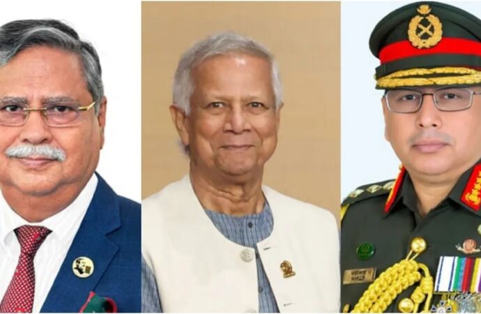 রাষ্ট্রপতি ও প্রধান উপদেষ্টার সঙ্গে সেনাপ্রধানের সাক্ষাৎ