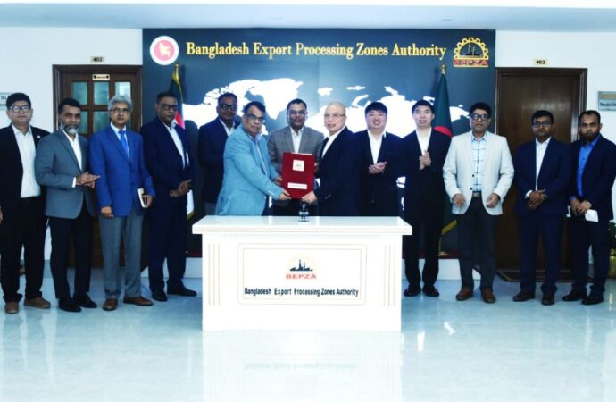 বেপজা অর্থনৈতিক অঞ্চলে প্রথমবারের মতো এয়ারপ্লেন অ্যামেনিটি ব্যাগ ও কিট উৎপাদনশিল্পে যুক্তি