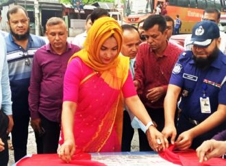 নান্দাইলে আধুনিক পৌর পার্কের ভিত্তিপ্রস্তর স্থাপন
