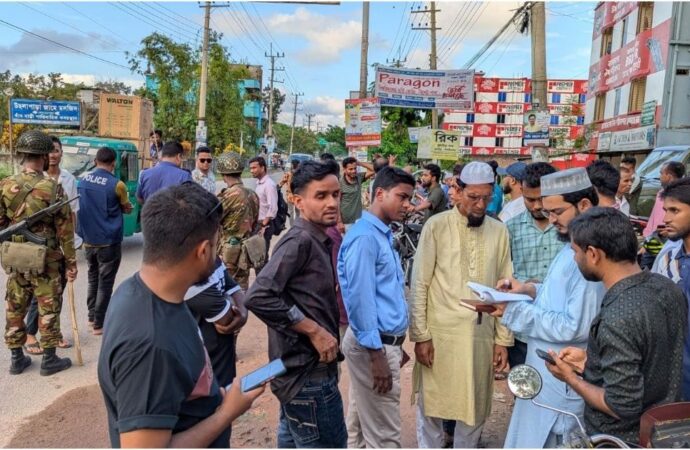 কুলাউড়ায় যৌথ বাহিনীর অভিযান, ৪০ হাজার টাকা জরিমানা আদায়