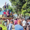 নাসিরাবাদ ট্রেন থামিয়ে ছাত্রজনতার বিক্ষোভ