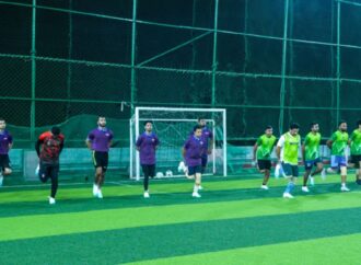 ওয়ালটন করপোরেট ফুটবল দলের নিবিড় অনুশীলন