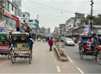 জয়পুরহাটে চার লেন সড়কের উদ্বোধনে যানজট কমে, শহর যেন স্বস্তির হাসি