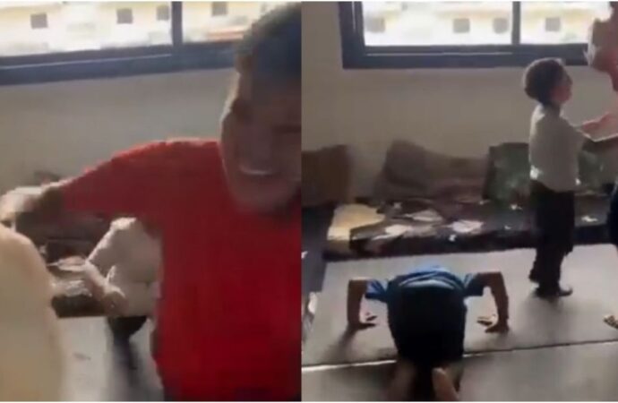 মুরগির মাংস দেখে আনন্দে লুটিয়ে পড়ল শিশু গাজায়