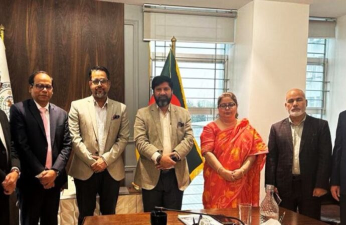 বিএসইসি চেয়ারম্যানের সঙ্গে আইসিএসবির প্রেসিডেন্টের সাক্ষাৎ