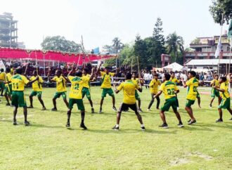 গাংনীতে দিনব্যাপী রণকৌশল ও লাঠিয়াল দলের মনোমুগ্ধকর আয়োজন