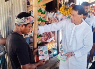 নরসিংদীতে বিএনপি মনোনীত প্রার্থী খোকনের গণসংযোগ শুরু