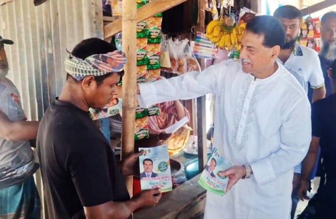 নরসিংদীতে বিএনপি মনোনীত প্রার্থী খোকনের গণসংযোগ শুরু