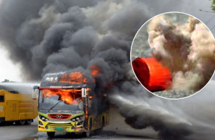 রাজধানীতে তিন স্থানে ককটেল বিস্ফোরণ ও অগ্নিকাণ্ডের ঘটনা