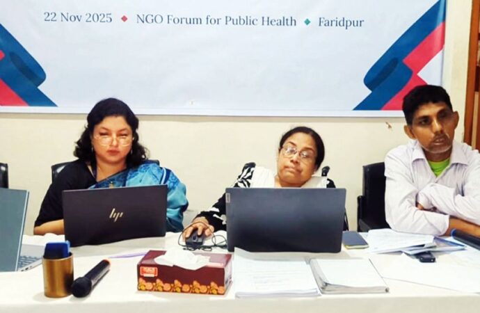 ফরিদপুরে প্রতিবন্ধী ব্যক্তিদের জন্য ভোটার প্রশিক্ষণ অনুষ্ঠিত