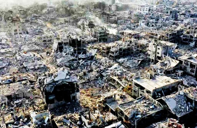 গাজায় ইসরায়েলি বর্বরতায় এক লাখের বেশি ফিলিস্তিনি নিহত