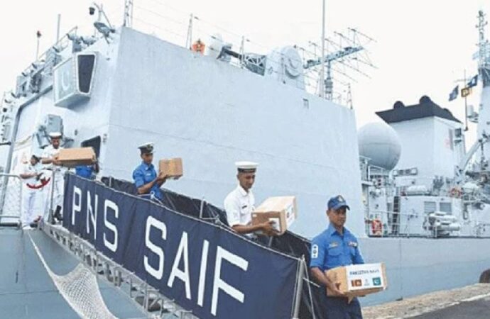 পাকিস্তানের সমুদ্রপথে শ্রীলঙ্কায় ত্রাণ পাঠানোর উদ্যোগ