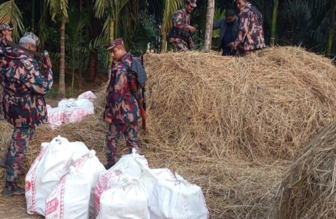 গারো পাহাড়ে খড়ের গাদায় মিললো ভারতীয় সাবান