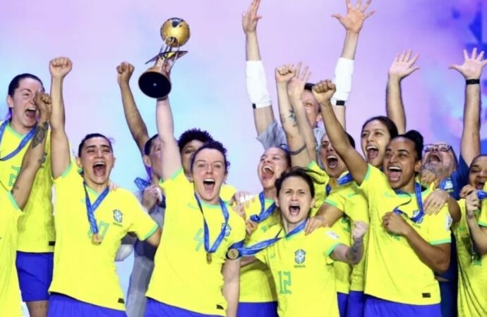 পর্তুগালকে উড়িয়ে নারী ফুটসাল বিশ্বকাপের প্রথম শিরোপা জিতল ব্রাজিল