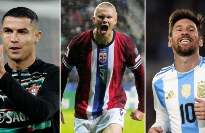 রোনালদো-মেসিরই দীর্ঘ ক্যারিয়ারের পথের আদর্শ হালান্ড