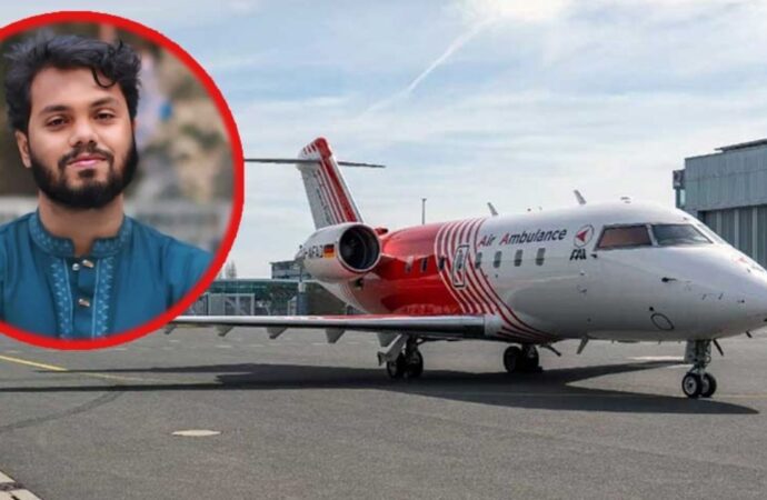 সিঙ্গাপুরে চিকিৎসার জন্য হাদিকে এয়ার অ্যাম্বুলেন্সে ঢাকाबाट পাঠানো হয়েছে