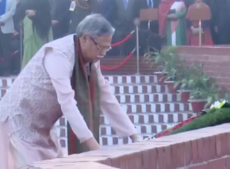 বিজয় দিবসে জাতীয় স্মৃতিসৌধে রাষ্ট্রপতির শ্রদ্ধা