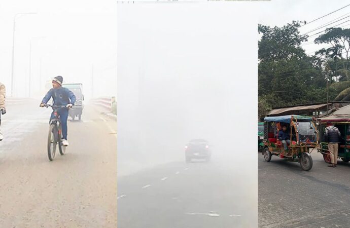 তীব্র শীতের কারণে দেশের মানুষ গৃহবন্দি, ঠাকুরগাঁওয়ে সর্বনিম্ন তাপমাত্রা রেকর্ড