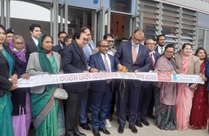 পূর্বাচলে ৩০তম ঢাকা আন্তর্জাতিক বাণিজ্যমেলার জমকালো উদ্বোধন