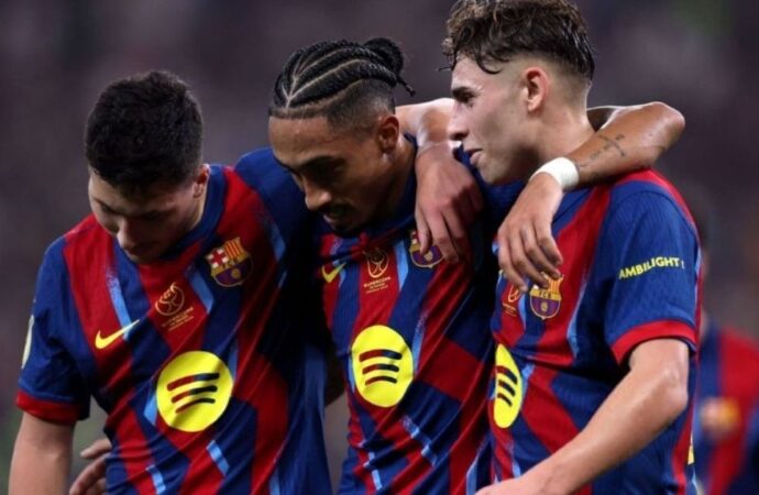 বার্সেলোনা বিলবাওকে ৫-০ গোলের বিশাল ব্যবধানে হারিয়ে স্প্যানিশ সুপার কাপের ফাইনালে উঠেছে