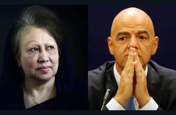 খালেদা জিয়ার মৃত্যুতে ফিফা সভাপতির শোকপ্রকাশ