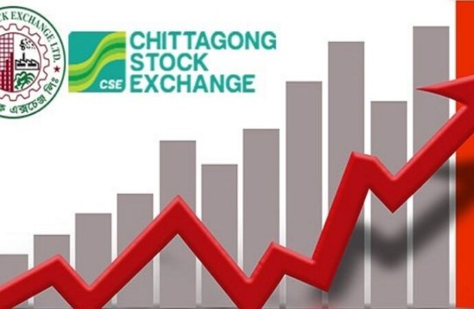 পুঁজিবাজারে সূচকের বড় উত্থানে বেড়েছে লেনদেন