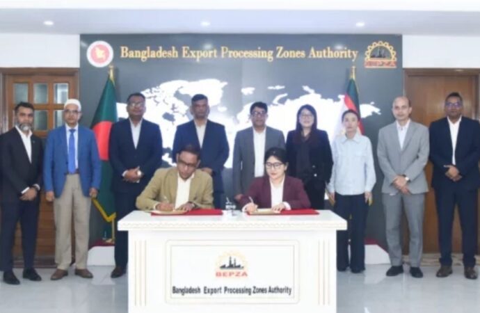 বেপজা অর্থনৈতিক অঞ্চলে চীনা কোম্পানির ১৬.৩৪ মিলিয়ন ডলার বিনিয়োগ