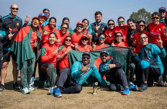 অপরাজিত চ্যাম্পিয়ন হয়ে বিশ্ব মঞ্চে লাল-সবুজের জয়জয়কার: নেদারল্যান্ডসকে উড়িয়ে বাছাইপর্ব শেষ বাংলাদেশের