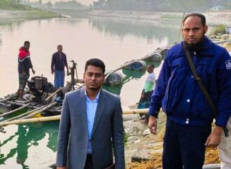 সারিয়াকান্দিতে অবৈধ বালু উত্তোলন বন্ধে অভিযান