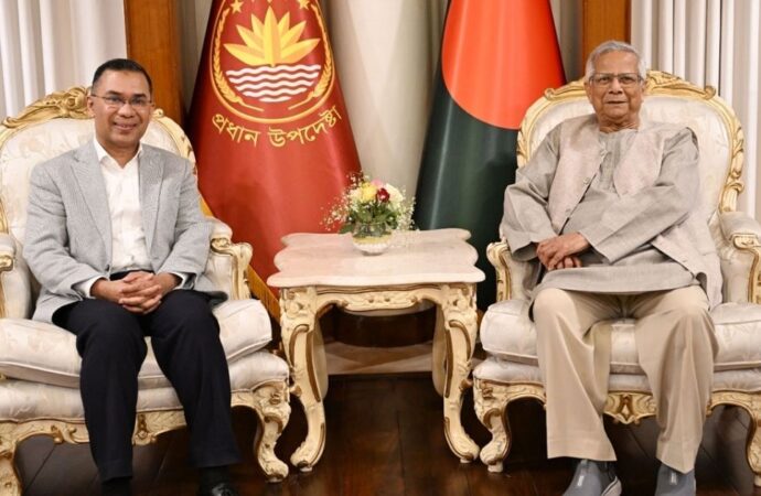 তারেক রহমানকে প্রধান উপদেষ্টার অভিনন্দন ও শুভকামনা