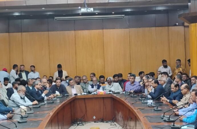 বিএনপি বিজয়ের পর ড্যাব নেতৃবৃন্দের বিএমইউতে মতবিনিময় ও শুভেচ্ছা বিনিময়