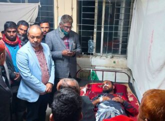 শেরপুরে বিএনপি প্রার্থীর এজেন্টের ওপর হামলার প্রতিবাদে বিক্ষোভ