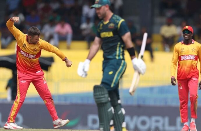 অস্ট্রেলিয়াকে বিদায় করে সুপার এইটে জিম্বাবুয়ে
