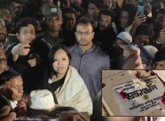 শহীদ মিনারে শ্রদ্ধা জানাতে পারেননি রুমিন ফারহানা বাধার কারণে