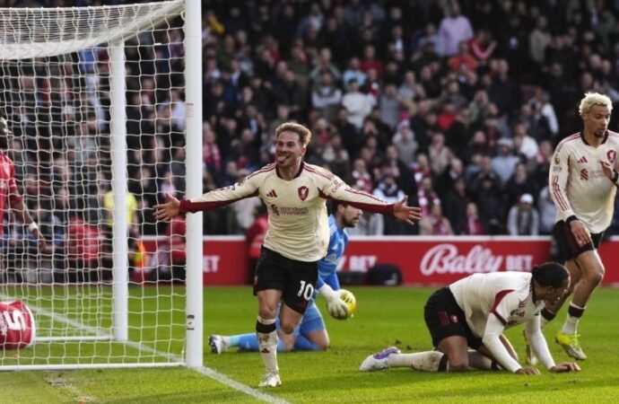 নটিংহ্যামের মাঠে লিভারপুলের প্রতিশ্রুতি চেয়েও বেশি পেয়েছে জয়