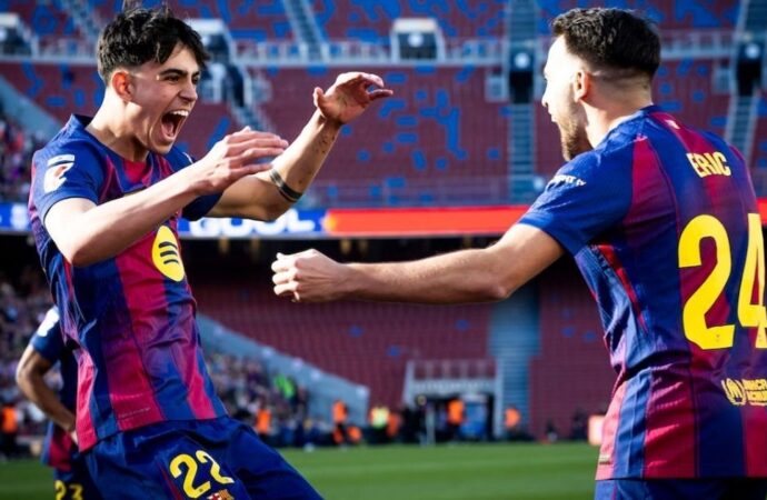 লেভান্তেকে হারিয়ে শীর্ষে বার্সেলোনা