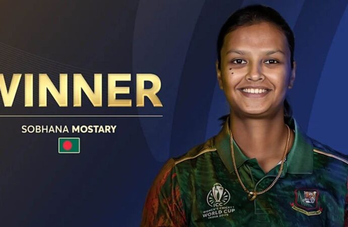 আইসিসির মাসসেরার পুরস্কার জিতলেন মোস্তারি