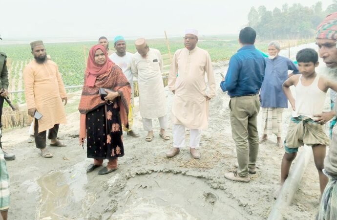 গঙ্গাচড়ায় তিস্তা বাঁধ সংস্কারে অনিয়মের অভিযোগ, এমপি ও ইউএনও’র তদন্তান্তর