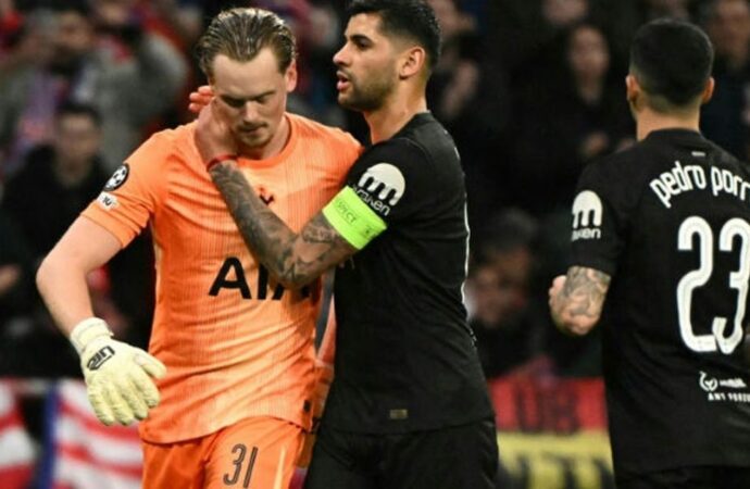 অ্যাটলেটিকোর কাছে টটেনহামের বিধ্বস্ত হার, ১৭ মিনিটে গোলরক্ষক বদলানো হয়