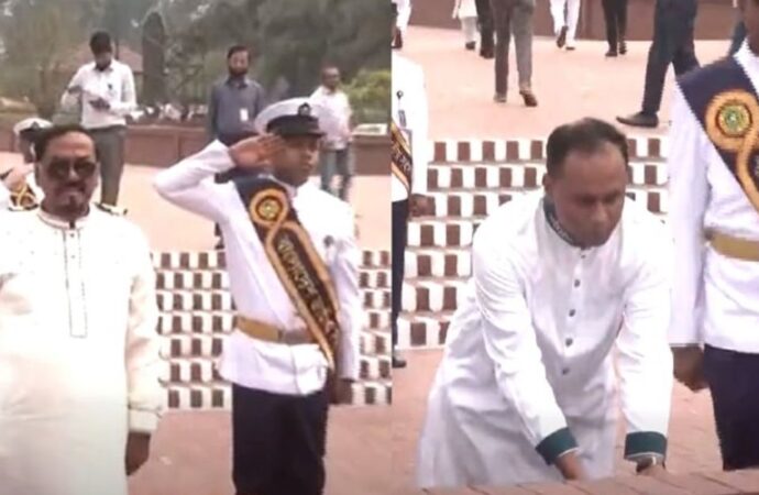 নবনির্বাচিত স্পিকার ও ডেপুটি স্পিকার জাতীয় স্মৃতিসৌধে শ্রদ্ধা নিবেদন