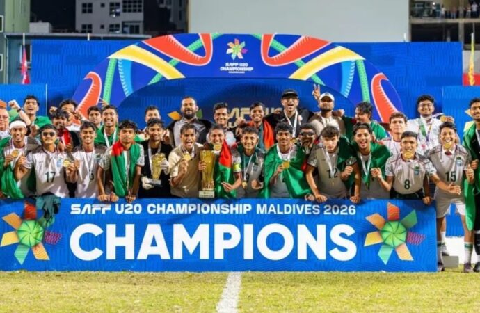 অপরাজিত বাংলাদেশ চ্যাম্পিয়ন, ভারতকে টাইব্রেকারে হারাল