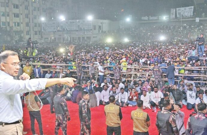 দেশকে পুনর্নির্মাণ করতে হলে গণতন্ত্রকে প্রতিষ্ঠিত করতে হবে