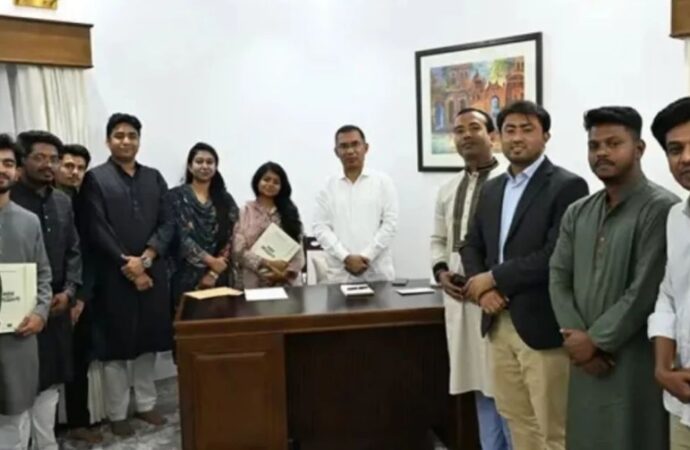 তারেক রহমানের সঙ্গে জাকসু ও গকসু ভিপির সাক্ষাৎ