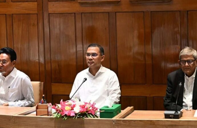 সংসদীয় দলের বৈঠকে প্রধানমন্ত্রী তারেক রহমান