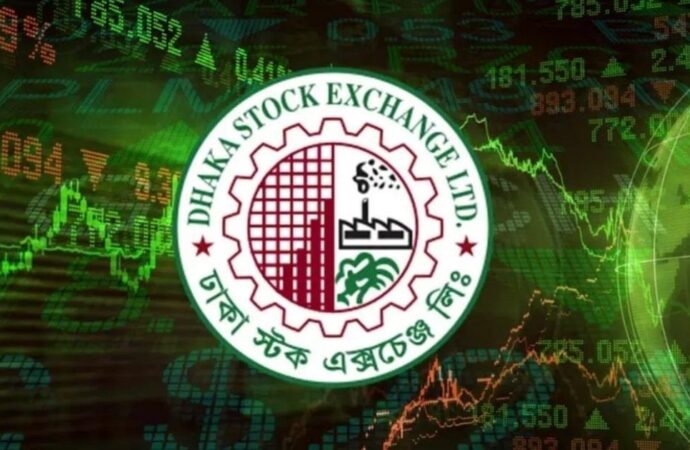 শেয়ারবাজারের সূচকে সামান্য উত্থানে ঢাকা স্টক এক্সচেঞ্জে পাঁচশ কোটির ঘরে লেনদেন
