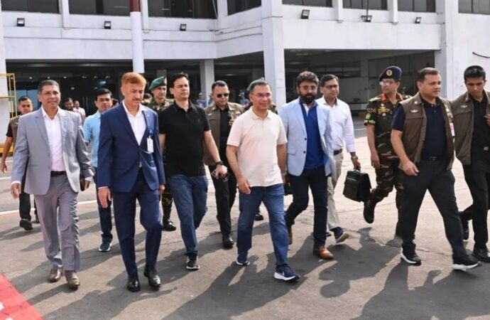 সৈয়দপুরে পৌঁছেছেন প্রধানমন্ত্রী তারেক রহমান