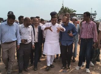 পাটুরিয়া নৌপথ পরিদর্শনে নৌ প্রতিমন্ত্রী রাজীব আহসান